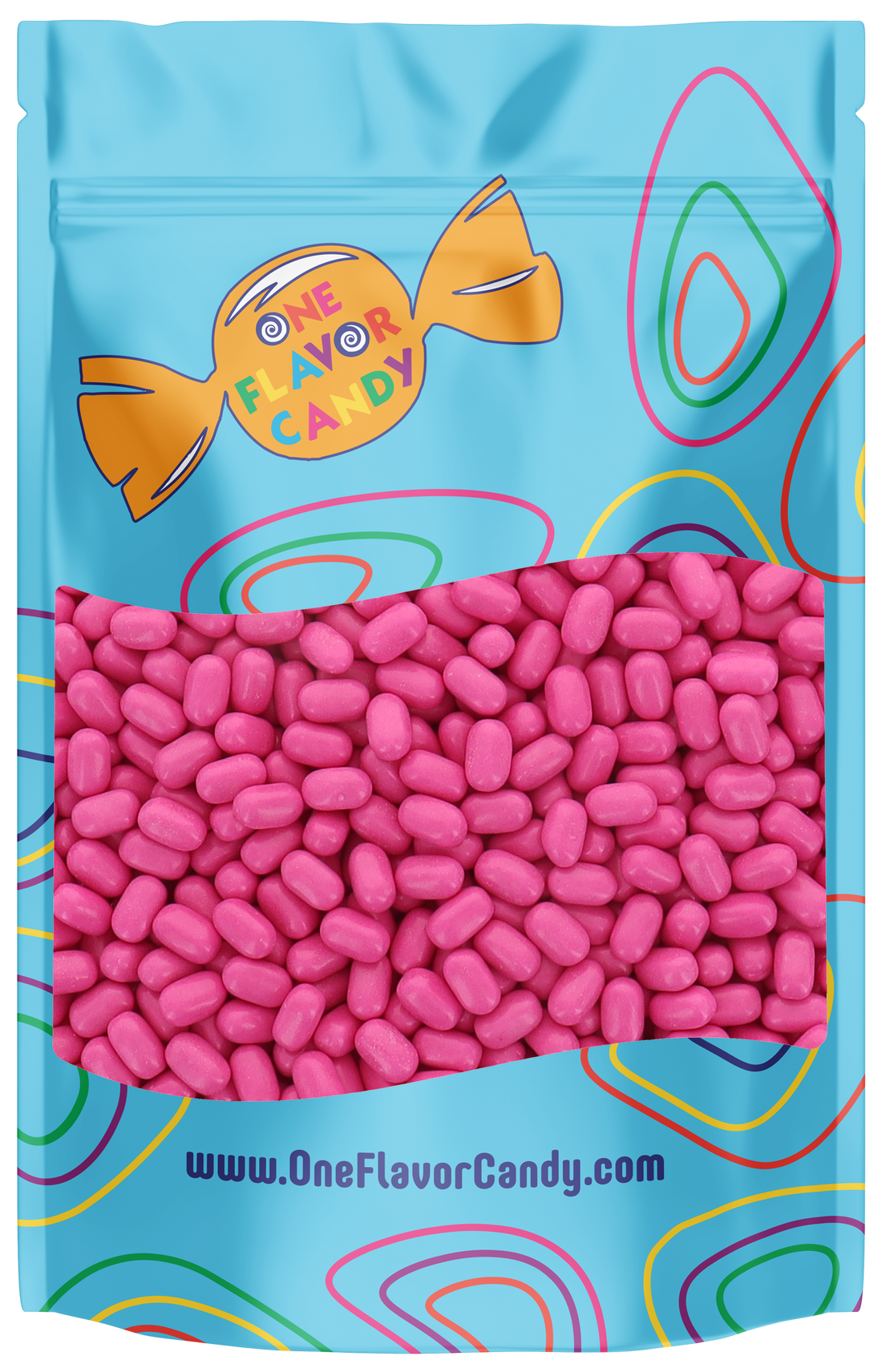Dragon Fruit Tic Tac - 1lb Bulk Refillable Resealable Bag at OneFlavorCandy Online Sweet Shop