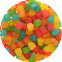 Tootsie DOTS Tropical (Unwrapped) in Resealable Bulk Bag at OneFlavorCandy Online Sweet Shop