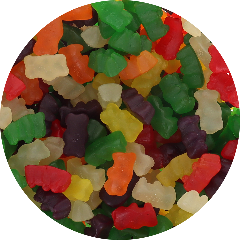 Vidal Sugar Free Gummy Bears (Unwrapped) in Resealable Bulk Bag at OneFlavorCandy Online Sweet Shop