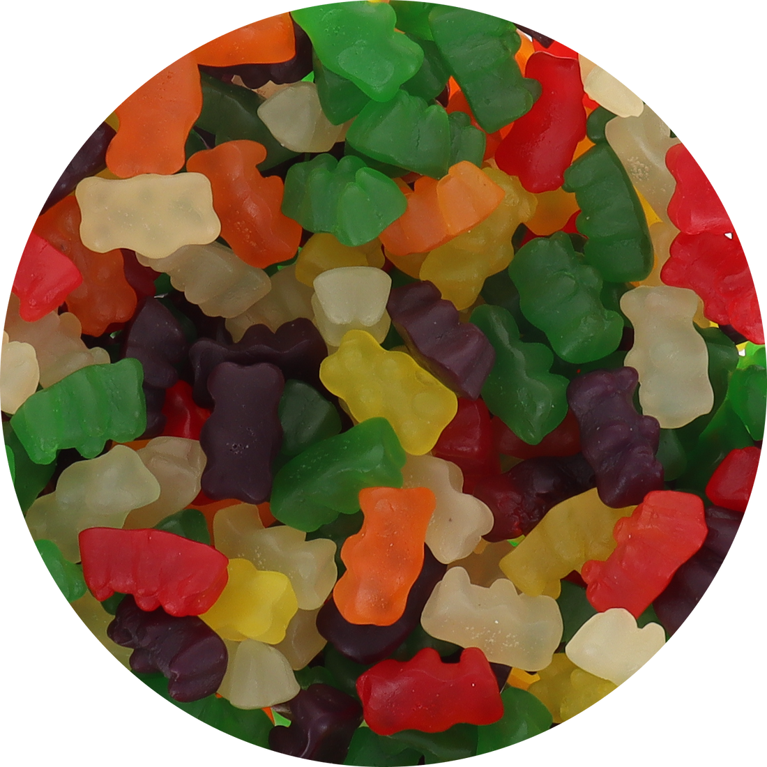 Vidal Sugar Free Gummy Bears (Unwrapped) in Resealable Bulk Bag at OneFlavorCandy Online Sweet Shop