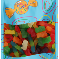 Vidal Sugar Free Gummy Bears & Worms Mix (Unwrapped) in Resealable Bulk Bag at OneFlavorCandy Online Sweet Shop