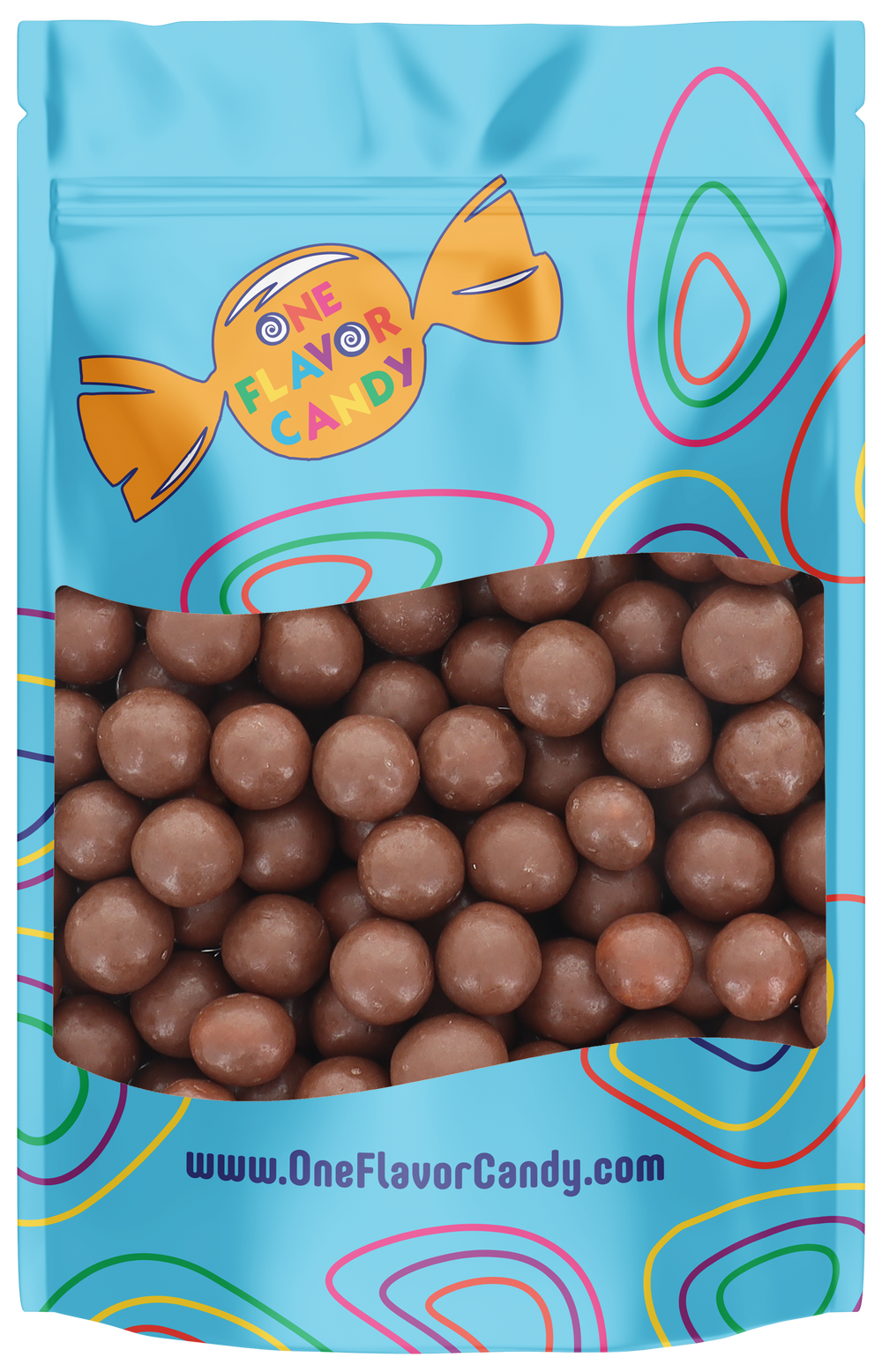 Whoppers Malted Milk Balls (Unwrapped) in Resealable Bulk Bag at OneFlavorCandy Online Sweet Shop