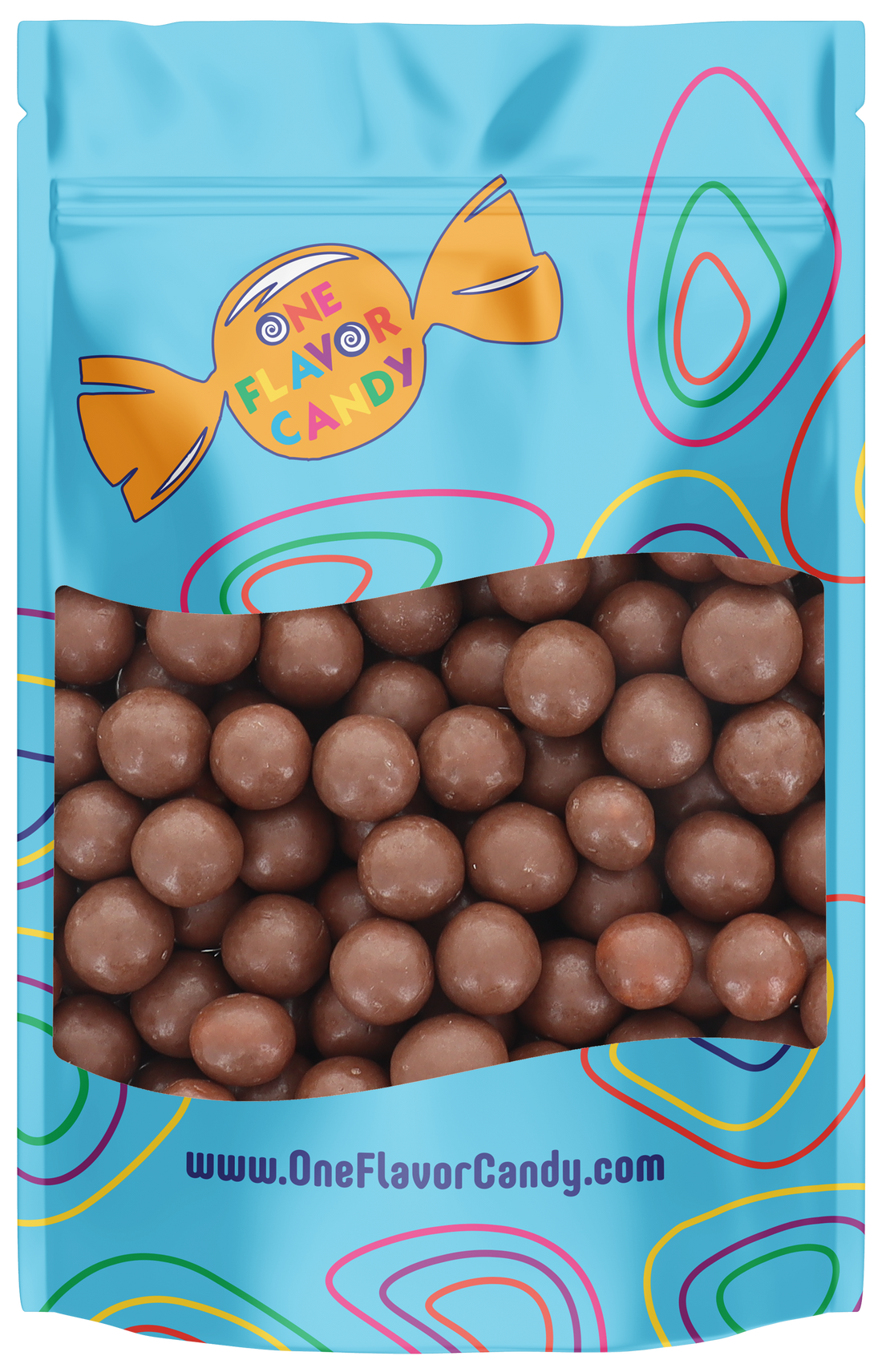 Whoppers Malted Milk Balls (Unwrapped) in Resealable Bulk Bag at OneFlavorCandy Online Sweet Shop
