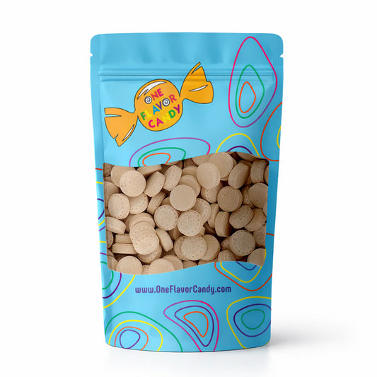 Bottle Caps Candy Candies Bulk in Resealable Bag (Root Beer) at OneFlavorCandy Online Sweet Shop