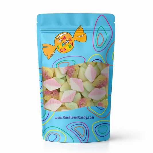 Bubs Diamonds & Skulls Sour Candy Mix (Unwrapped) in Resealable Bag at OneFlavorCandy Online Sweet Shop