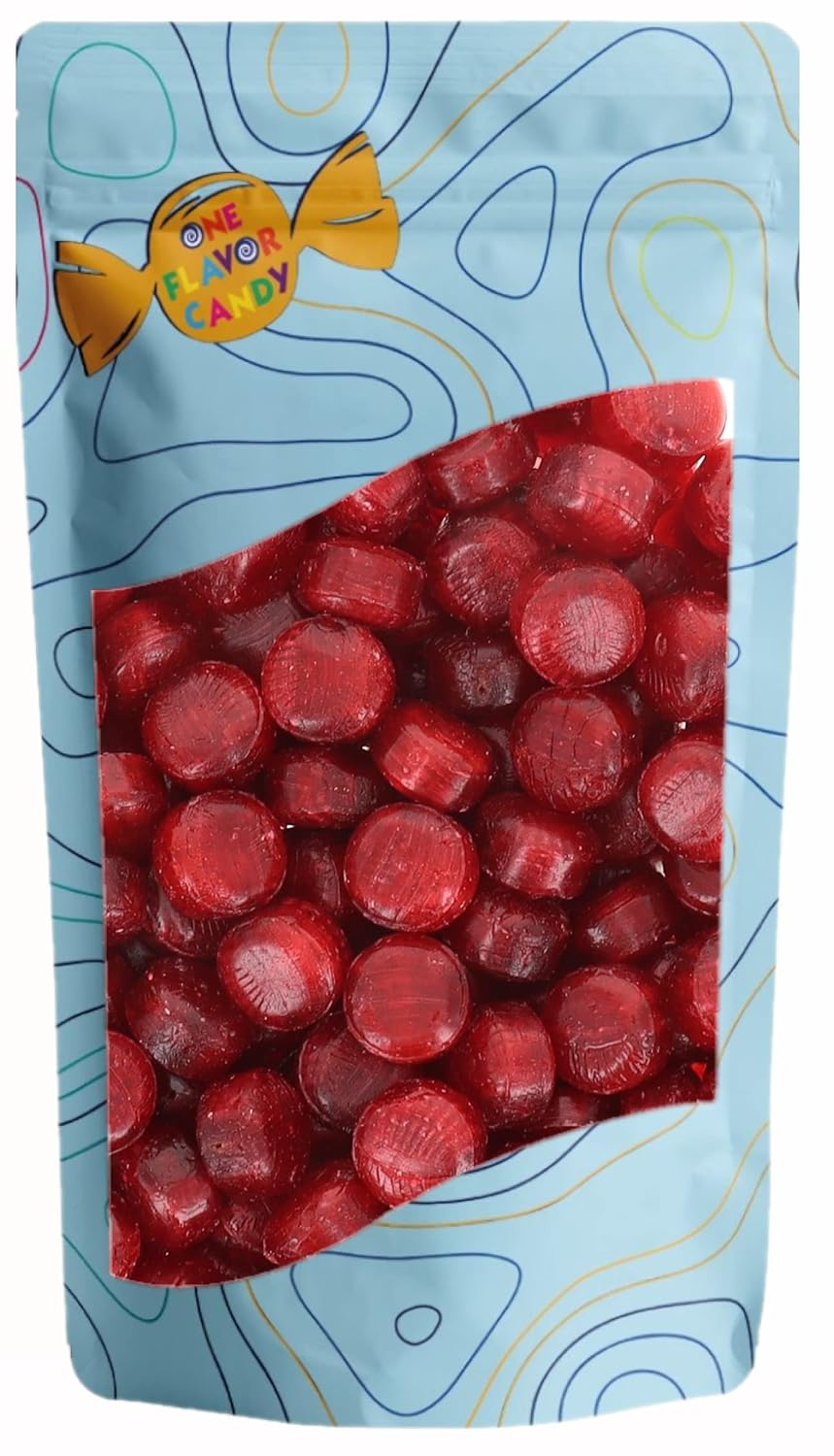 Tootsie Pop Drops With Chewy Tootsie Roll Center Candy Bulk in Resealable Bag (Cherry)