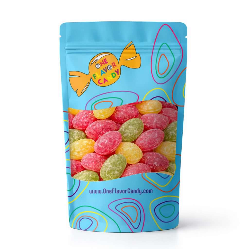 Claeys Old Fashioned Hard Candy - Assorted Fruit (Unwrapped) in Resealable Bag at OneFlavorCandy Online Sweet Shop