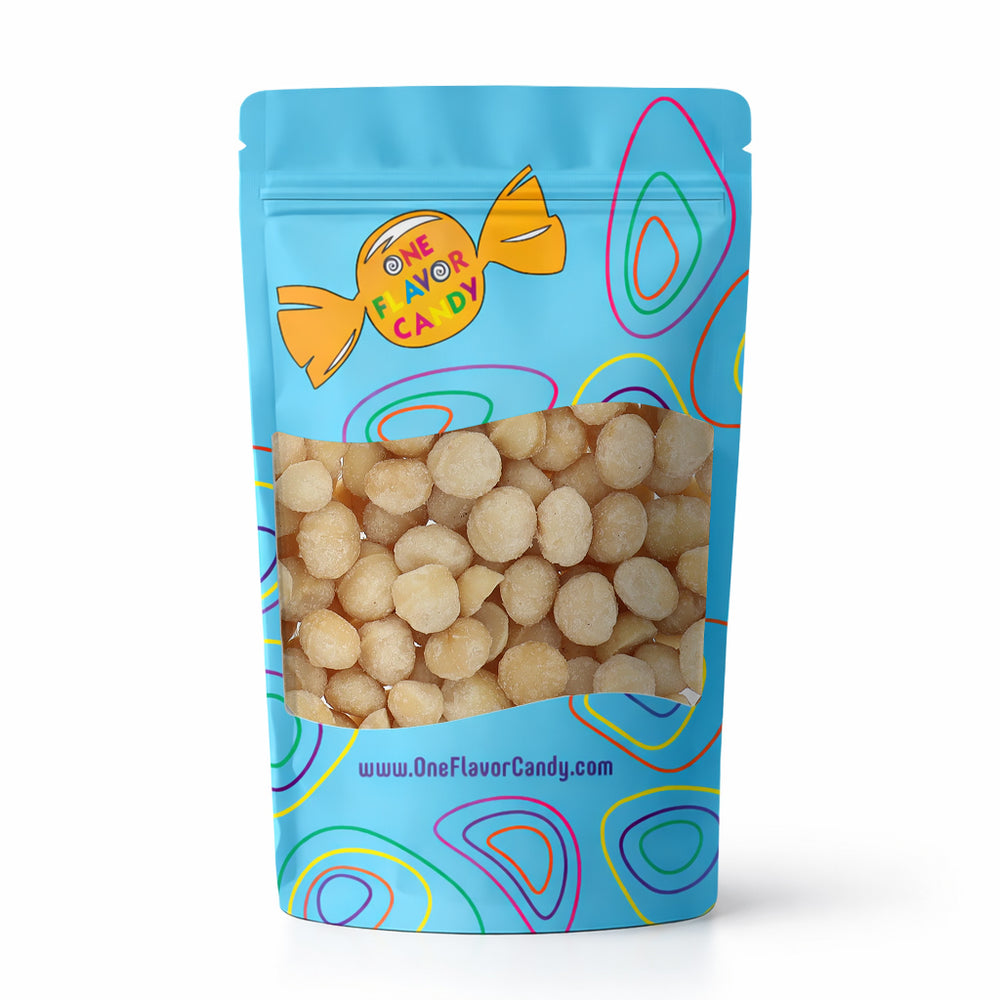 Kirkland Dry Roasted Macadamia Nuts with Sea Salt (Unwrapped) in Resealable Bag at OneFlavorCandy Online Sweet Shop
