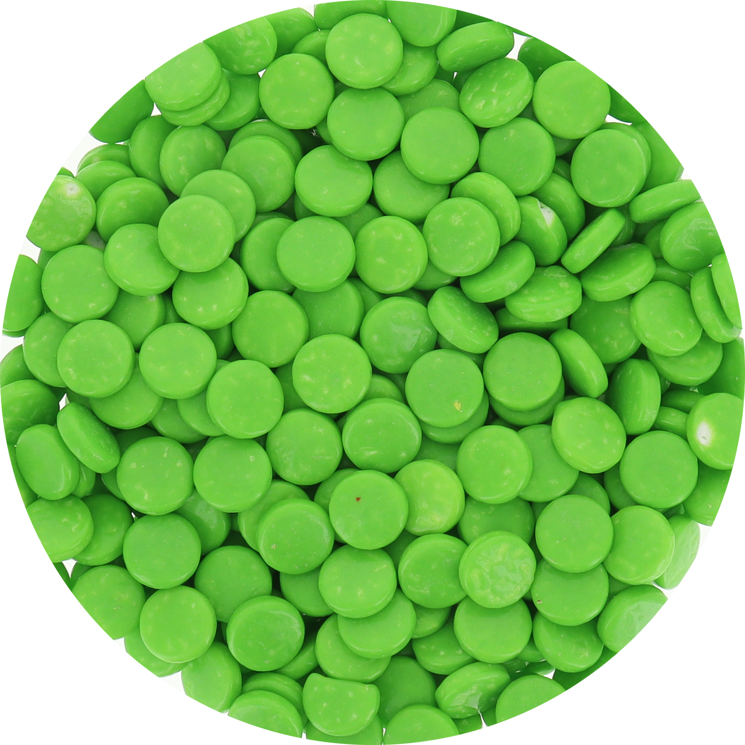 Chewy Spree Candy - Lime (Unwrapped) in Resealable Bag