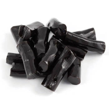 Finnska Sugar Free Black Licorice (Unwrapped) in Resealable Bag