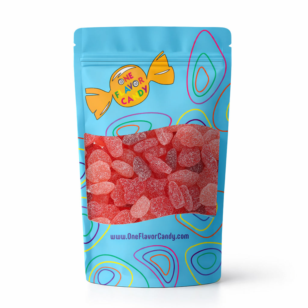 Jolly Rancher Gummies - Sour Awesome Reds (Unwrapped) in Resealable Bag at OneFlavorCandy Online Sweet Shop