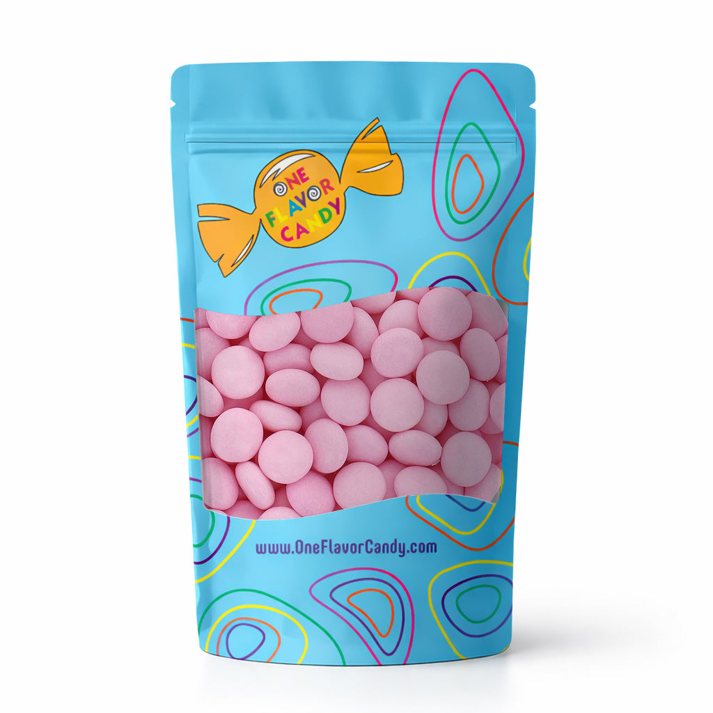 Mentos Strawberry (Unwrapped) in Resealable Bulk Bag at OneFlavorCandy Online Sweet Shop