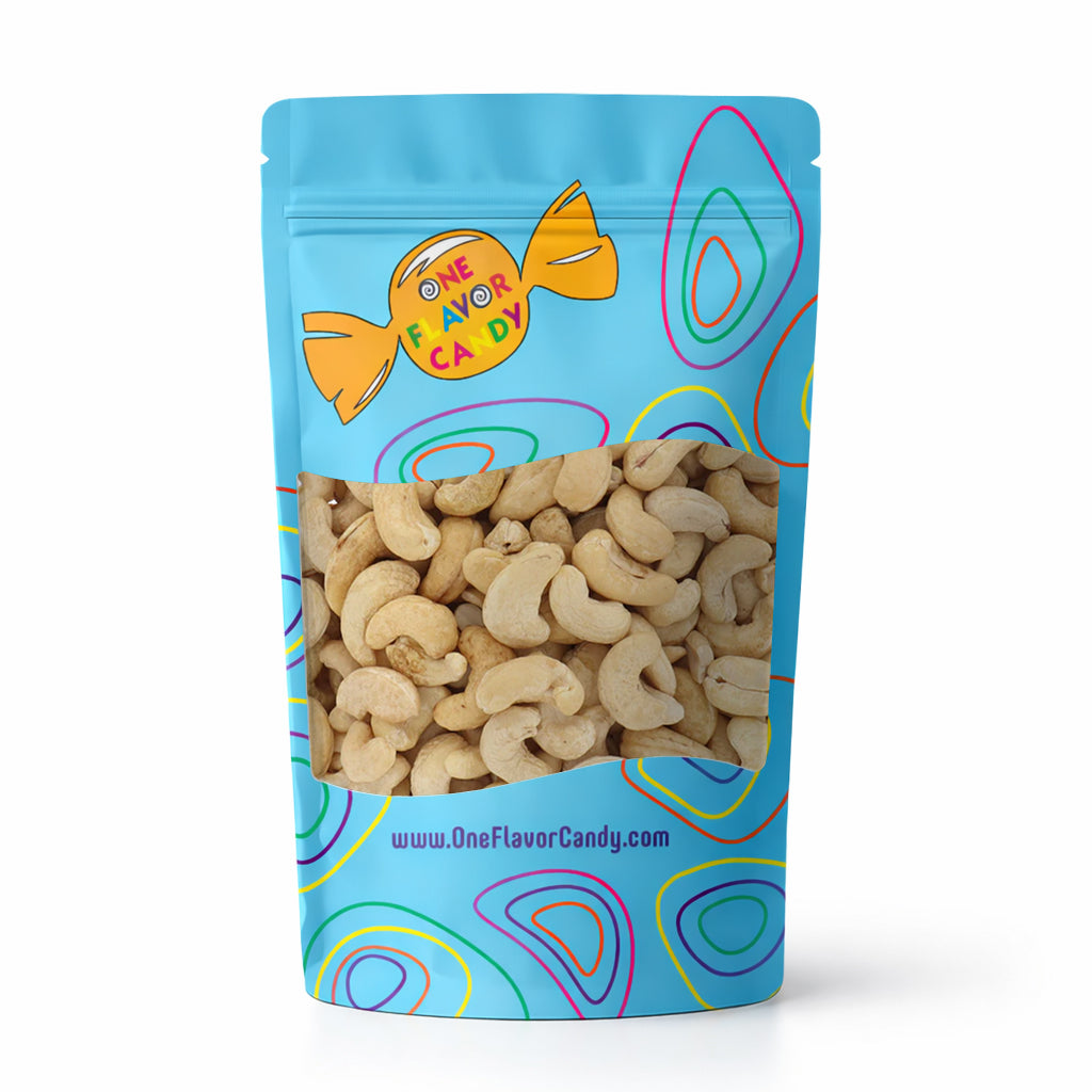 Kirkland Premium Organic Whole Cashews – Unsalted (Unwrapped) in Resealable Bag at OneFlavorCandy Online Sweet Shop