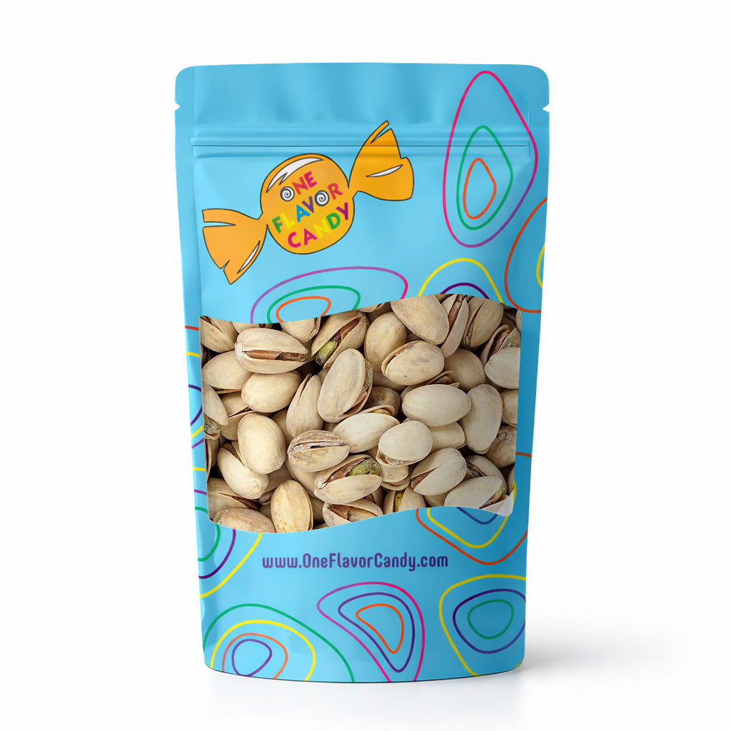 Kirkland Roasted & Salted Pistachios In Shell (Unwrapped) in Resealable Bag at OneFlavorCandy Online Sweet Shop