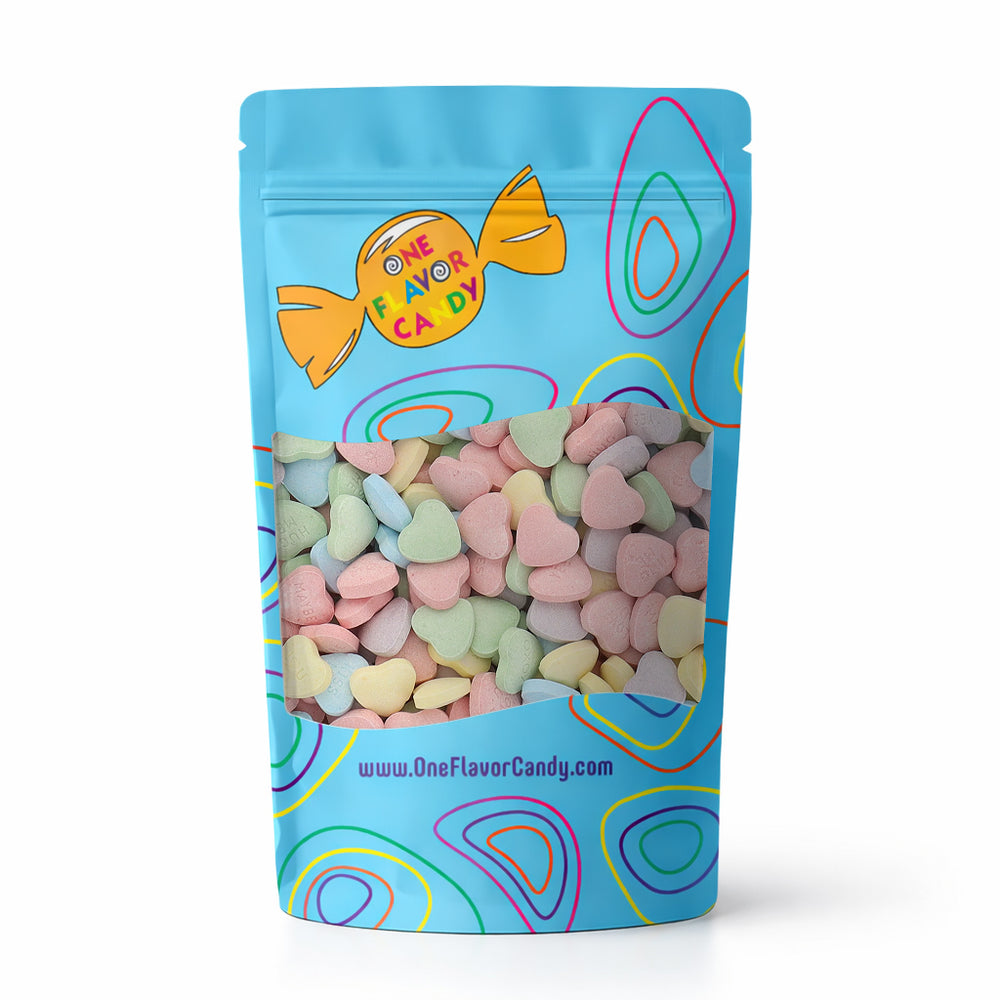 SweeTARTS Conversation Hearts (Unwrapped) in Resealable Bulk Bag at OneFlavorCandy Online Sweet Shop