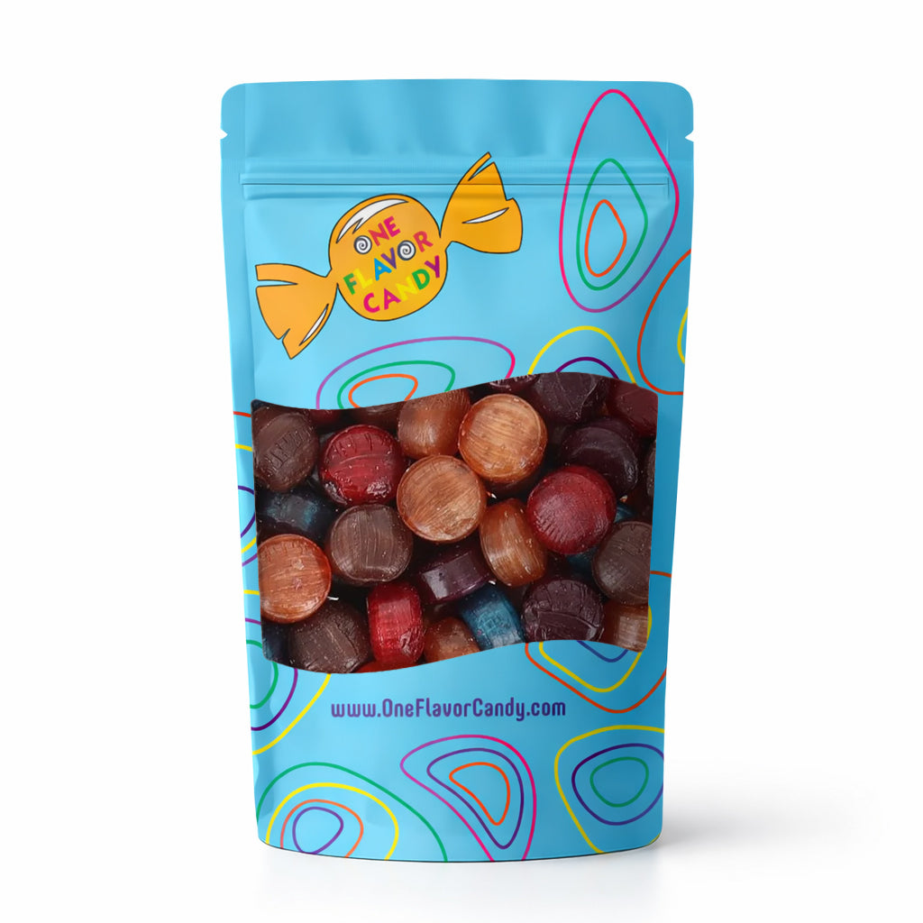 Tootsie Pop Drops With Chewy Tootsie Roll Center Candy Bulk in Resealable Bag (Assorted) at OneFlavorCandy Online Sweet Shop