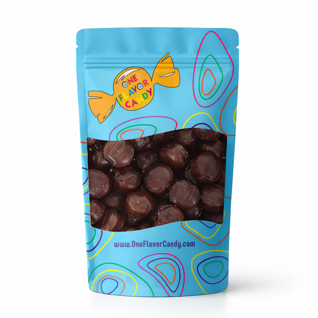 Tootsie Pop Drops With Chewy Tootsie Roll Center Candy Bulk in Resealable Bag (Chocolate) at OneFlavorCandy Online Sweet Shop