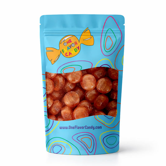 Tootsie Pop Drops With Chewy Tootsie Roll Center Candy Bulk in Resealable Bag (Orange) at OneFlavorCandy Online Sweet Shop