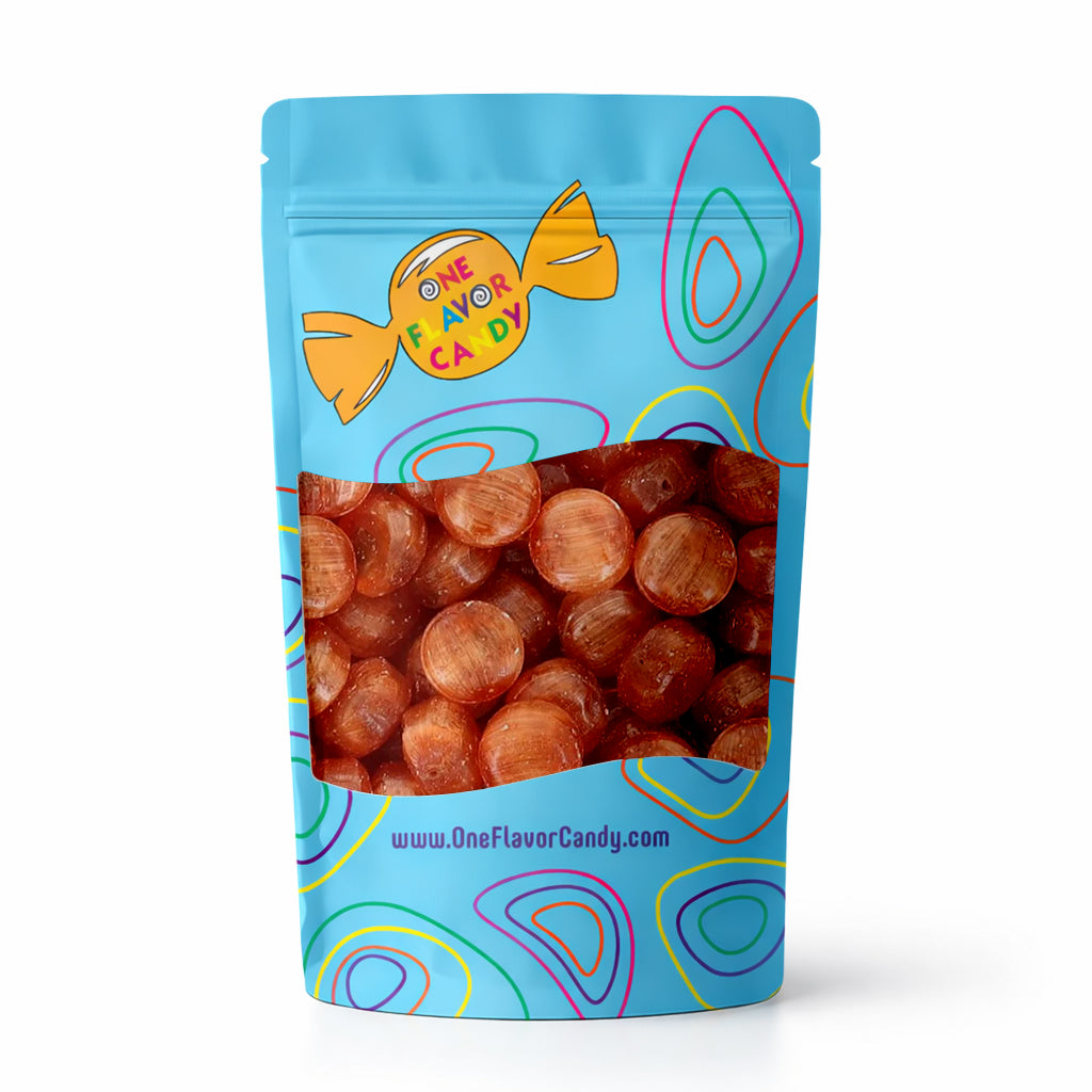 Tootsie Pop Drops With Chewy Tootsie Roll Center Candy Bulk in Resealable Bag (Orange) at OneFlavorCandy Online Sweet Shop