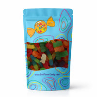 Vidal Sugar Free Gummy Bears & Worms Mix (Unwrapped) in Resealable Bulk Bag at OneFlavorCandy Online Sweet Shop