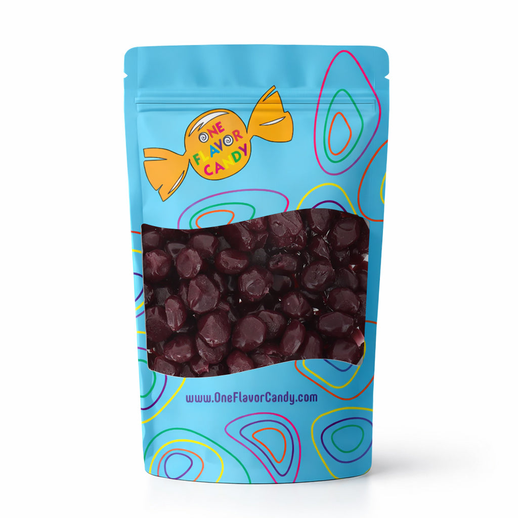 Wednesday Blueberry Grape Despair Gushers (Unwrapped) in Resealable Bag at OneFlavorCandy Online Sweet Shop