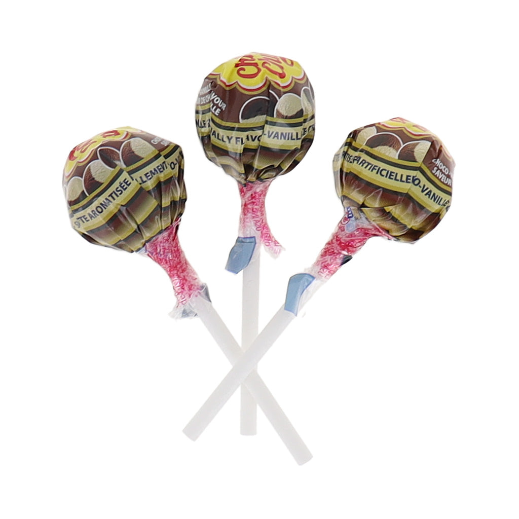 Chupa Chups Choco Vanilla Lollipops - Pack of 40 at OneFlavorCandy Online Sweet Shop