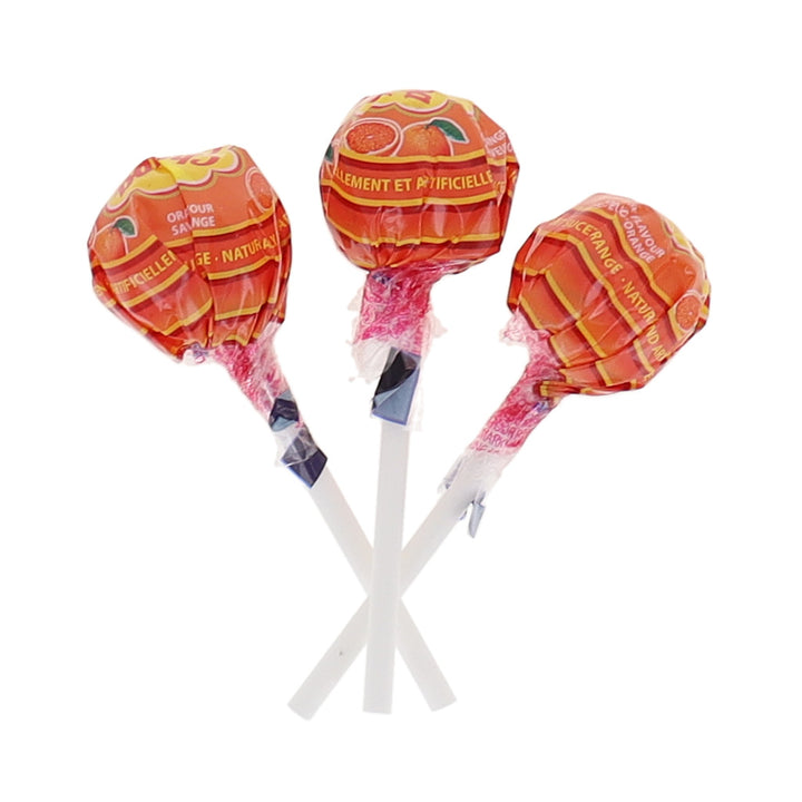 Chupa Chups Orange Lollipops - Pack of 40 at OneFlavorCandy Online Sweet Shop