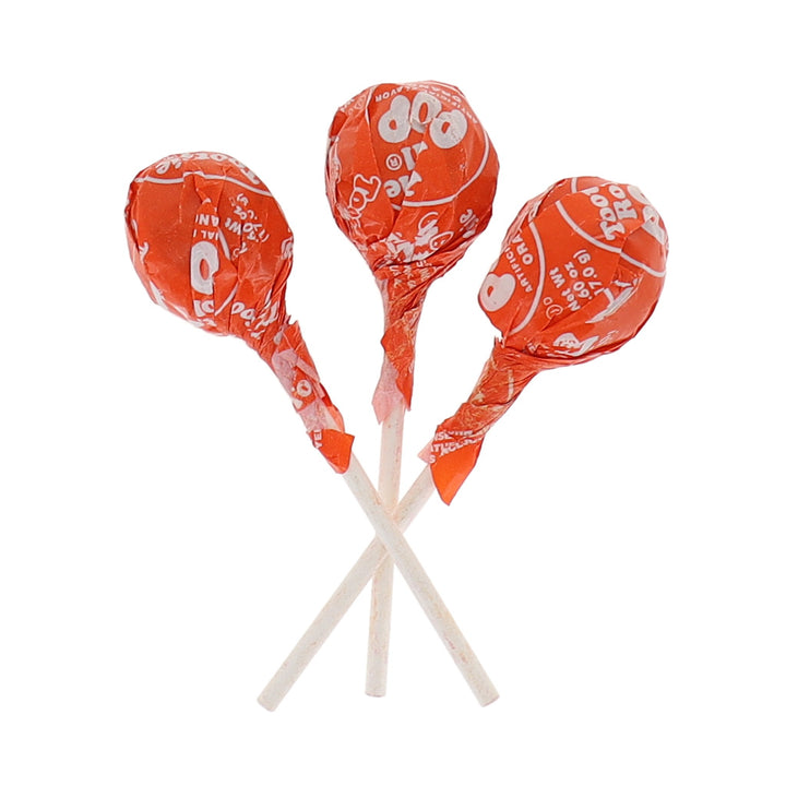 Tootsie Orange Lollipops - Pack of 40 at OneFlavorCandy Online Sweet Shop