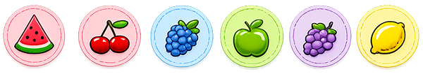 Popular candy flavors: watermelon, cherry, blue raspberry, green apple, grape, and lemon